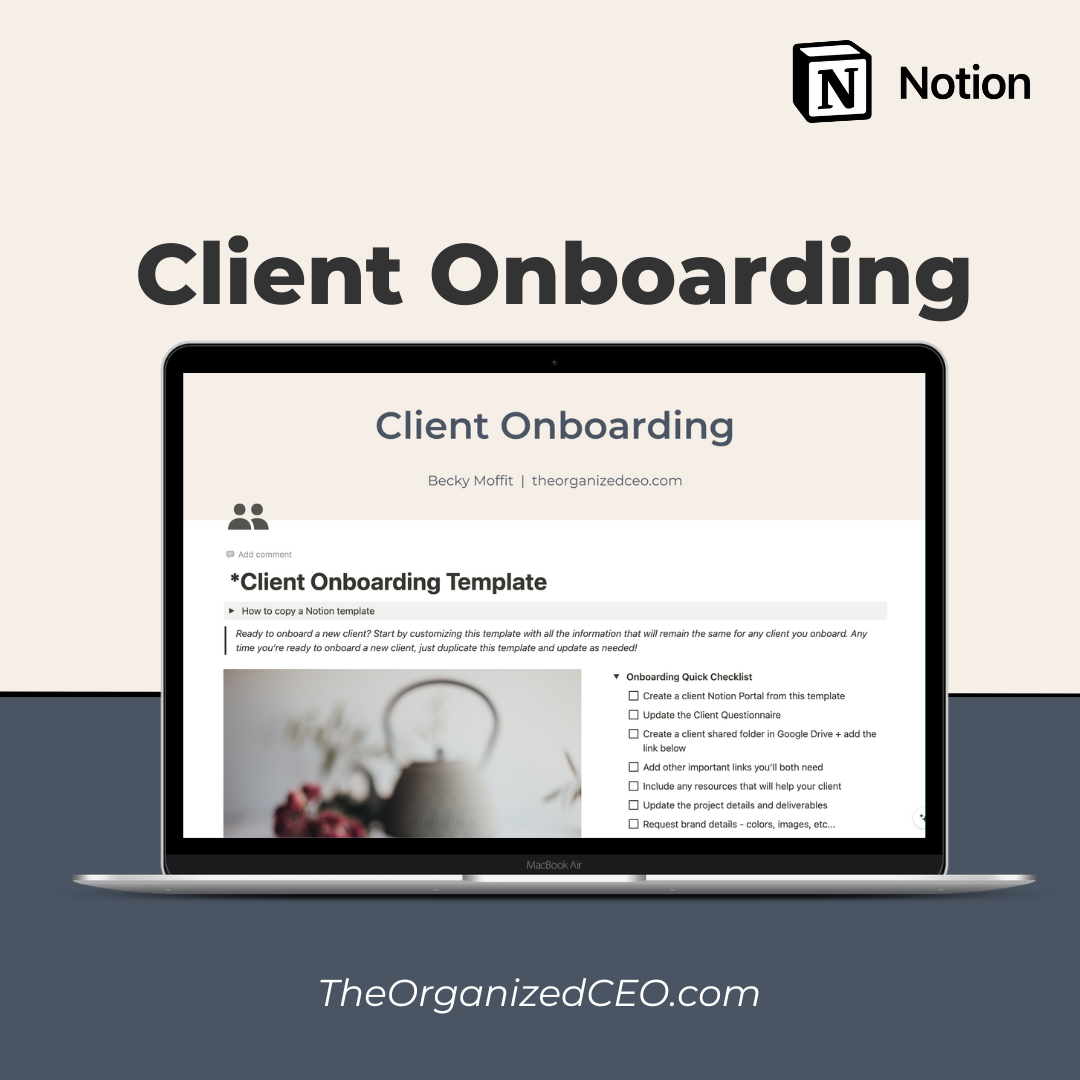Client Onboarding - Notion Template