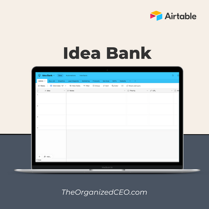 Idea Bank - Airtable Template