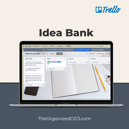 Idea Bank - Trello Template