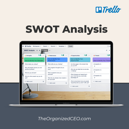 SWOT Analysis - Trello Template